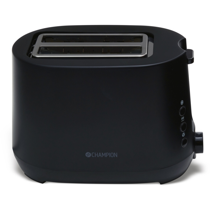 Champion Brødrister 2 plater 750W BR300 Matt svart i gruppen HJEM, HUS OG HAGE / Husholdningsapparater / Brødristere og toastjern / Brødristere hos TP E-commerce Nordic AB (C65335)