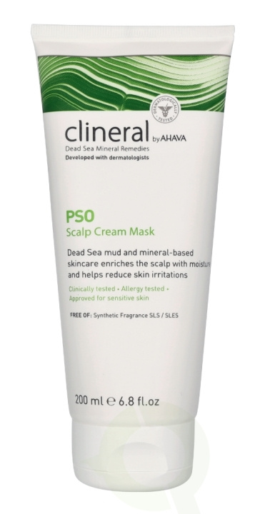 Ahava Clineral PSO Scalp Cream Mask 200 ml i gruppen HELSE OG SKJØNNHET / Hår & styling / Hårpleie / Hårmaske hos TP E-commerce Nordic AB (C65443)