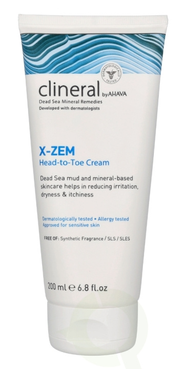 Ahava Clineral X-Zem Head-to-Toe Cream 200 ml i gruppen HELSE OG SKJØNNHET / Hudpleie / Kroppspleie / Body lotion hos TP E-commerce Nordic AB (C65445)