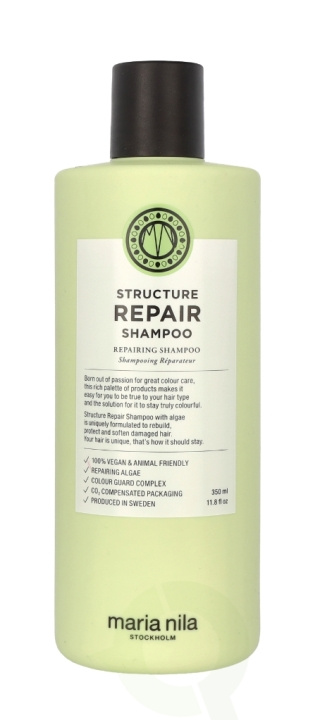 Maria Nila Structure Repair Shampoo 350 ml Sulphate & Paraben Free i gruppen HELSE OG SKJØNNHET / Hår & styling / Hårpleie / Sjampo hos TP E-commerce Nordic AB (C65531)