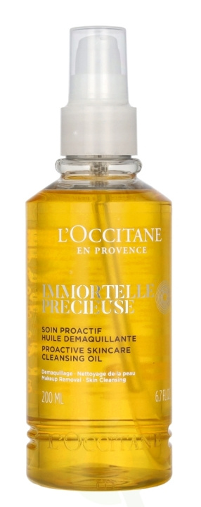 L\'Occitane Immortelle Precious Cleansing Oil 200 ml i gruppen HELSE OG SKJØNNHET / Hudpleie / Ansikt / Rengjøring hos TP E-commerce Nordic AB (C65570)