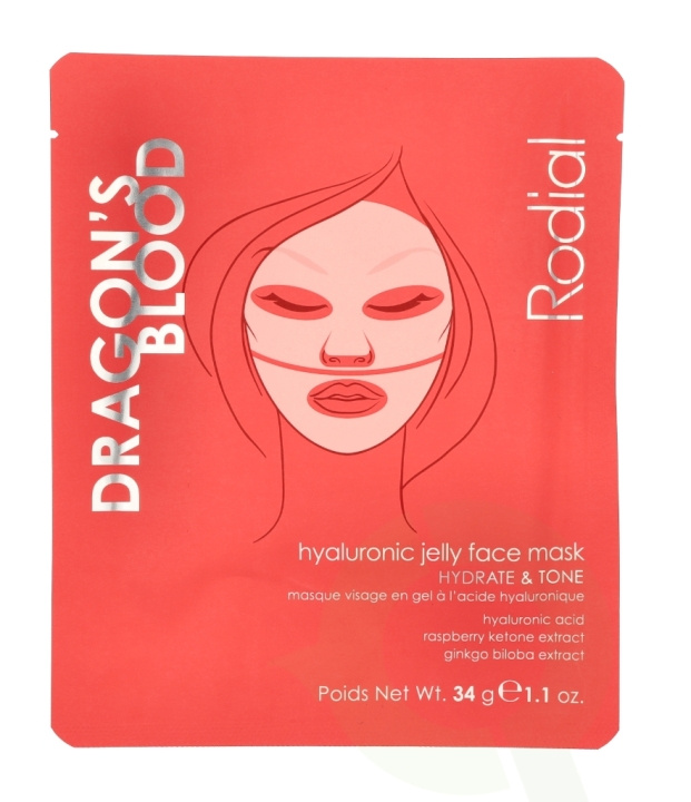 Rodial Dragon\'s Blood Hyaluronic Mask 34 g i gruppen HELSE OG SKJØNNHET / Hudpleie / Ansikt / Masker hos TP E-commerce Nordic AB (C65573)