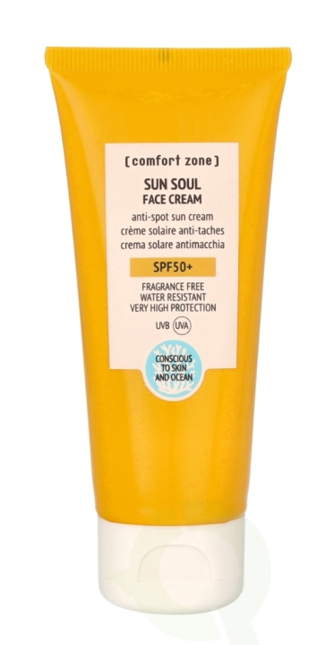 Comfort Zone Sun Soul Face Cream SPF50+ 60 ml i gruppen HELSE OG SKJØNNHET / Hudpleie / Soling / Solkrem hos TP E-commerce Nordic AB (C65576)