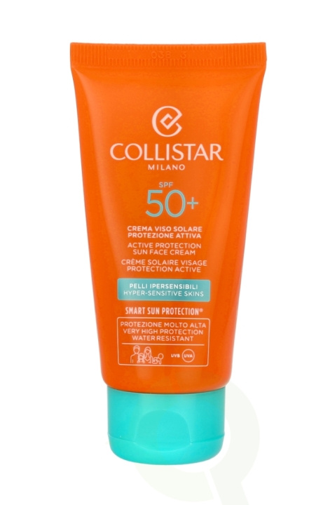Collistar Active Protection Sun Face Cream SPF50+ 50 ml i gruppen HELSE OG SKJØNNHET / Hudpleie / Soling / Solkrem hos TP E-commerce Nordic AB (C65578)
