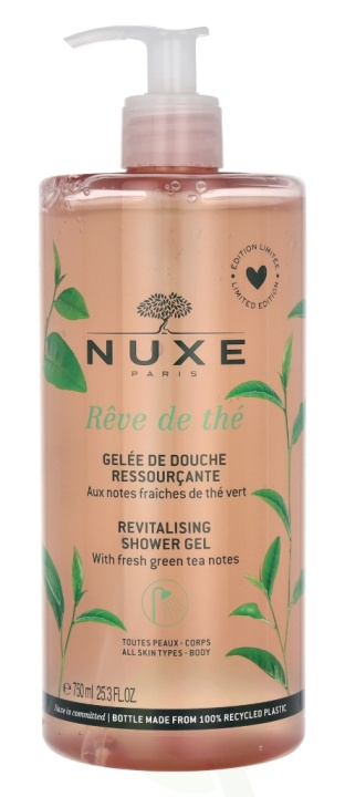 Nuxe Revitalising Shower Gel 750 ml Dream Tea i gruppen HELSE OG SKJØNNHET / Hudpleie / Kroppspleie / Bad- og dusjkrem hos TP E-commerce Nordic AB (C65586)
