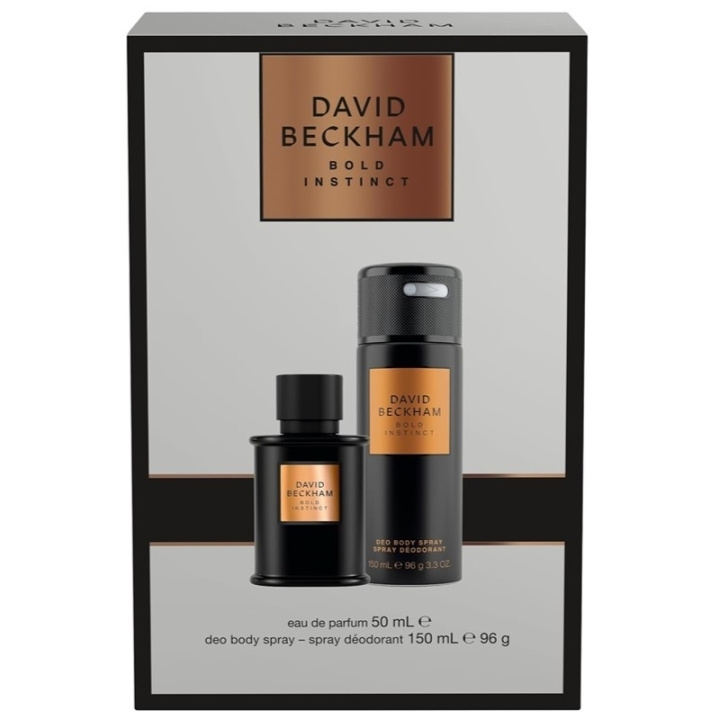 David Beckham David Beckham Gavesett Bold Instinct Edp 50ml + Deo Spray 150ml i gruppen HELSE OG SKJØNNHET / Gavesett / Gavesett for ham hos TP E-commerce Nordic AB (C65704)