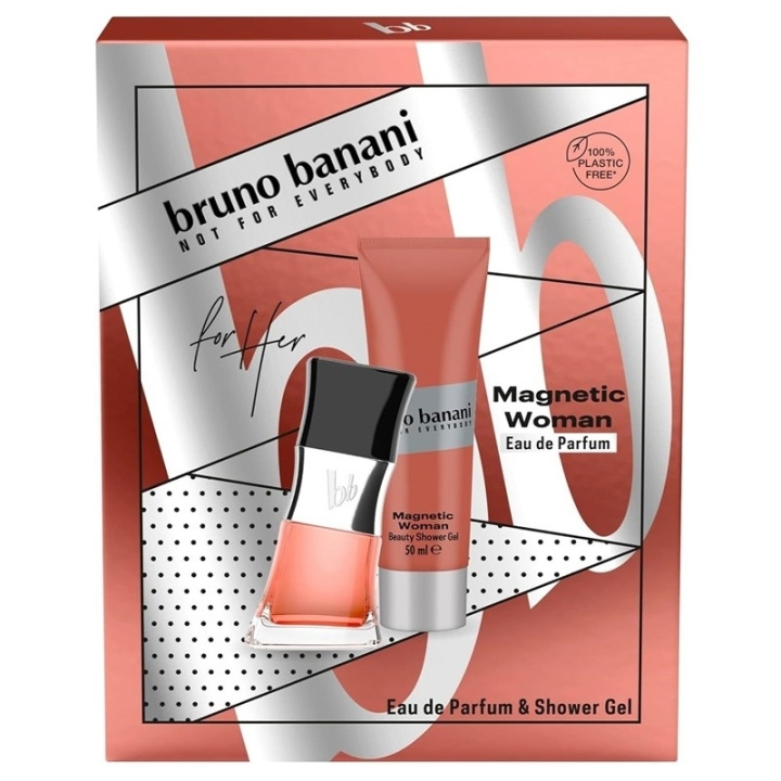 Bruno Banani Bruno Banani Gavesett Magnetic Woman Edp 30ml + Shower Gel 50ml i gruppen HELSE OG SKJØNNHET / Gavesett / Gavesett for henne hos TP E-commerce Nordic AB (C65706)