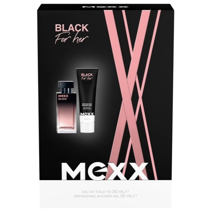 Mexx Giftset Mexx Black Woman Edt 30ml + Shower Gel 50ml i gruppen HELSE OG SKJØNNHET / Gavesett / Gavesett for henne hos TP E-commerce Nordic AB (C65708)