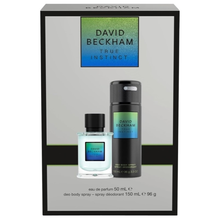 David Beckham Giftset David Beckham True Instinct Edp 50ml + Deo Spray 150ml i gruppen HELSE OG SKJØNNHET / Gavesett / Gavesett for ham hos TP E-commerce Nordic AB (C65711)