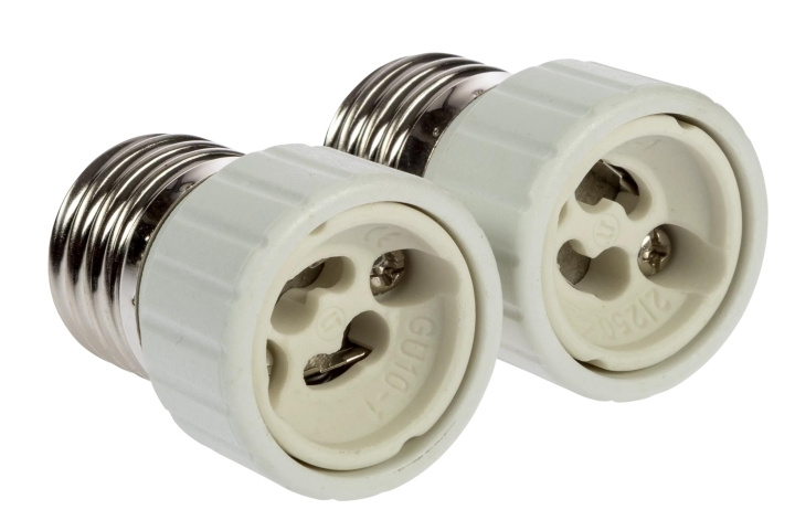 Nordic Quality Adapter E27 - GU10, 2st i gruppen Elektronikk / Lys / LED-lys hos TP E-commerce Nordic AB (C65757)