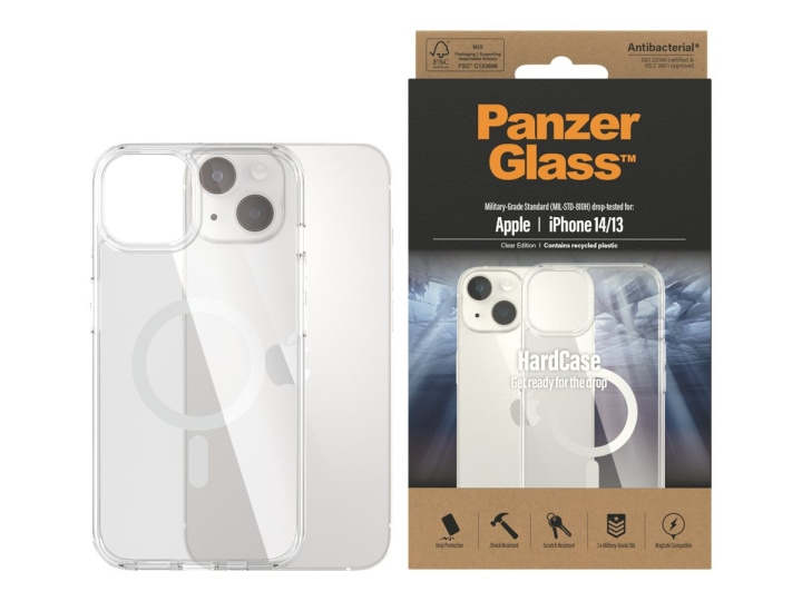 PanzerGlass HardCase beskyttelsesetui Transparent Apple iPhone 14 i gruppen SMARTTELEFON & NETTBRETT / Mobilbeskyttelse / Apple / iPhone 14 hos TP E-commerce Nordic AB (C65896)