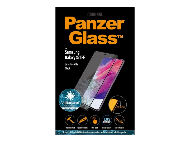 PanzerGlass Krystallklar Samsung Galaxy S21 FE 5G i gruppen SMARTTELEFON & NETTBRETT / Mobilbeskyttelse / Samsung hos TP E-commerce Nordic AB (C65939)