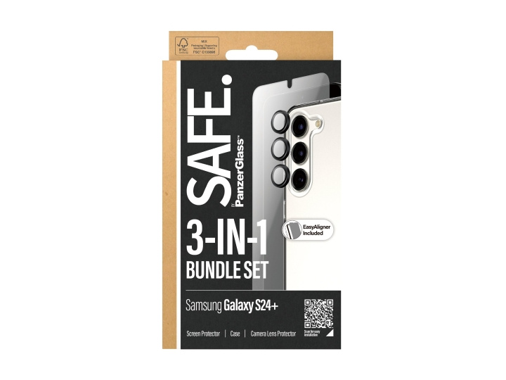 PanzerGlass PanzerGlass SAFE. by Beskyttelsesdeksel Transparent Samsung Galaxy S24+ i gruppen SMARTTELEFON & NETTBRETT / Mobilbeskyttelse / Samsung hos TP E-commerce Nordic AB (C65940)