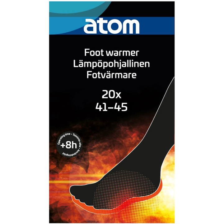 Atom Termisk innleggssåle størrelse 41-45 20 stk i gruppen SPORT, FRITID & HOBBY / Friluftsliv / Tilbehør hos TP E-commerce Nordic AB (C66005)