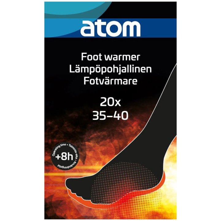 Atom Termisk innleggssåle størrelse 35-40 20 stk i gruppen SPORT, FRITID & HOBBY / Friluftsliv / Tilbehør hos TP E-commerce Nordic AB (C66006)