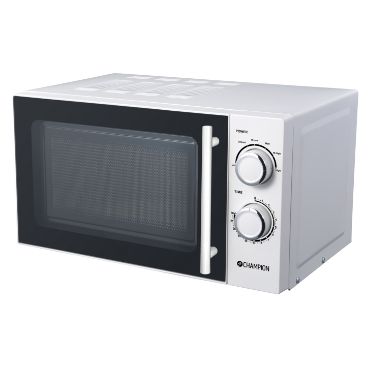 Champion Mikrobølgeovn 20L 700W MW212 Hvit i gruppen HJEM, HUS OG HAGE / Husholdningsapparater / Mikrobølgeovner hos TP E-commerce Nordic AB (C66013)