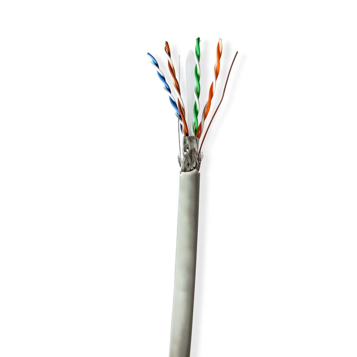 Nedis Nettverkskabelen Roll | CAT6 | Fast | S/FTP | CCA | 305.0 m | Innendørs | Rund | PVC | Grå | Trekkboks i gruppen Datautstyr / Kabler og adaptere / Nettverk / Cat6 hos TP E-commerce Nordic AB (C66028)