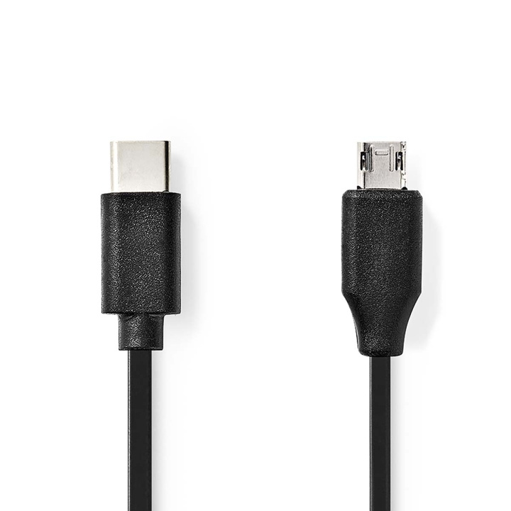 Nedis USB-kabel | USB 2.0 | USB-C™ Hann | USB Micro-B Han | 60 W | 480 Mbps | Nikkel belagt | 1.00 m | Rund | PVC | Sort | Label i gruppen Datautstyr / Kabler og adaptere / USB / Micro-USB hos TP E-commerce Nordic AB (C66138)