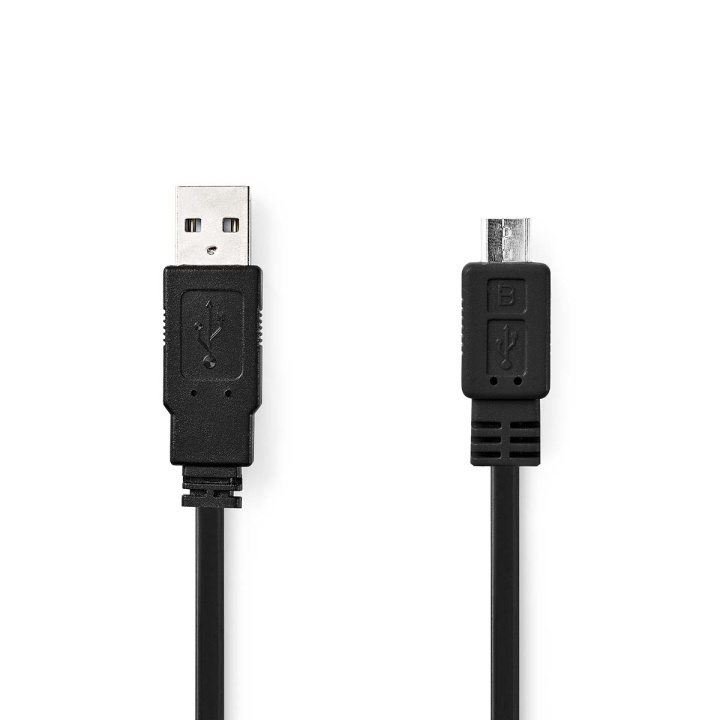 Nedis USB-kabel | USB 2.0 | USB-A Han | USB Micro-B Han | 480 Mbps | Nikkel belagt | 1.00 m | Flatt | PVC | Sort | Konvolutt i gruppen SMARTTELEFON & NETTBRETT / Ladere og Kabler / Kabler / Kabler microUSB hos TP E-commerce Nordic AB (C66157)