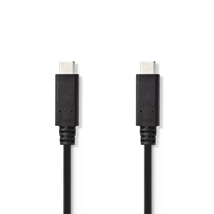 Nedis USB-kabel | USB 3.2 Gen 2 | USB-C™ Hann | USB-C™ Hann | 15 W | 10 Gbps | Nikkel belagt | 1.00 m | Rund | PVC | Sort | Stikkord i gruppen Datautstyr / Kabler og adaptere / USB / USB-C hos TP E-commerce Nordic AB (C66164)