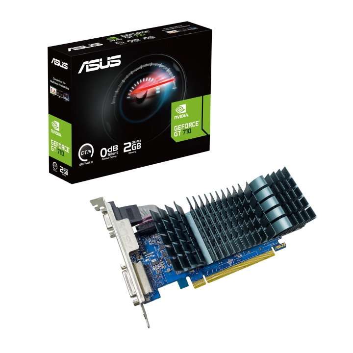 ASUS GeForce GT 710 EVO - 2GB i gruppen Datautstyr / PC-Komponenter / Skjermkort hos TP E-commerce Nordic AB (C66322)