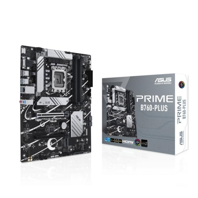 ASUS Prime B760-PLUS i gruppen Datautstyr / PC-Komponenter / Hovedkort hos TP E-commerce Nordic AB (C66518)