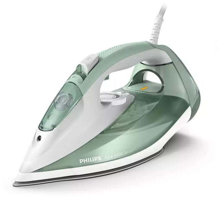 Philips 7000-serien DST7012/70 strykejern SteamGlide Plus såleplate 2600 W Grønn, grå i gruppen HJEM, HUS OG HAGE / Omsorg for klær (Finns inte riktigt något norskt ord för detta...) / Strykejern hos TP E-commerce Nordic AB (C66526)