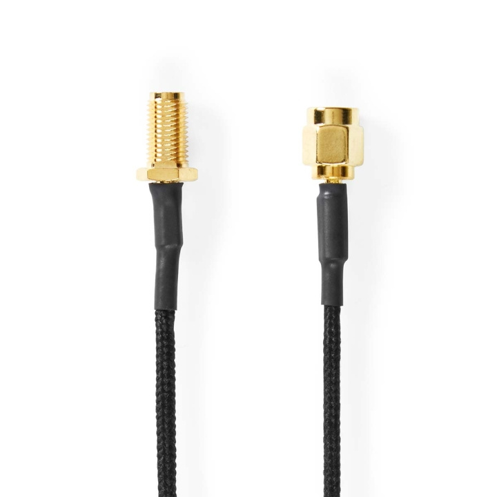 Nedis Antennekabel | SMA Hun | SMA Han | Gull belagt | 50 Ohm | Singel Skjermet | 0.50 m | Rund | Flettet | Sort | Label i gruppen Elektronikk / Kabler og adaptere / Antennekabler og tilbehør / Antennekabler hos TP E-commerce Nordic AB (C66692)