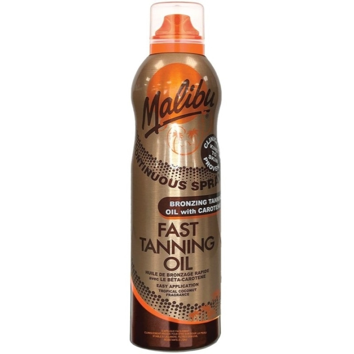 Malibu Fast Tanning Oil Spray 175 ml i gruppen HELSE OG SKJØNNHET / Hudpleie / Soling / Solkrem hos TP E-commerce Nordic AB (C66937)