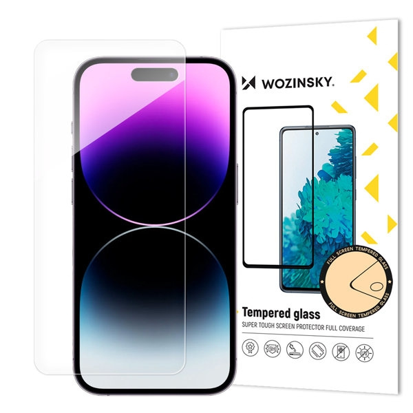 Wozinsky Skjermbeskytter 9H Transparent Apple iPhone 15 i gruppen SMARTTELEFON & NETTBRETT / Mobilbeskyttelse / Apple / iPhone 15 hos TP E-commerce Nordic AB (C66971)