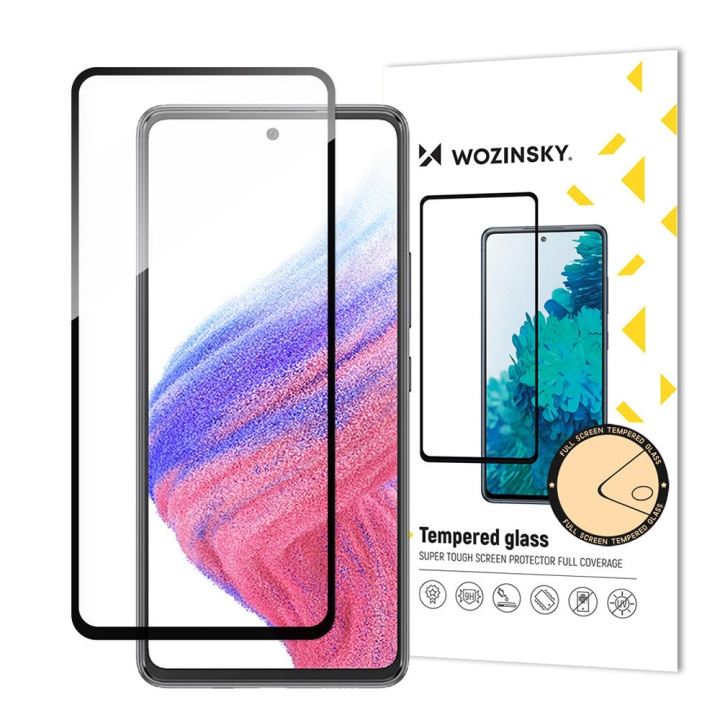 Wozinsky Skjermbeskytter 9H svart Samsung A54 5G i gruppen SMARTTELEFON & NETTBRETT / Mobilbeskyttelse / Samsung hos TP E-commerce Nordic AB (C66978)
