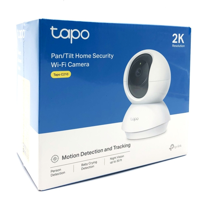 TP-LINK Tapo C210 V1 Nettverksovervåkningskamera i gruppen HJEM, HUS OG HAGE / Alarm, Sikkerhet og overvåking / Overvåkingskameraer / Digitalt (nettverk) / Innendørs kameraer hos TP E-commerce Nordic AB (C67220)