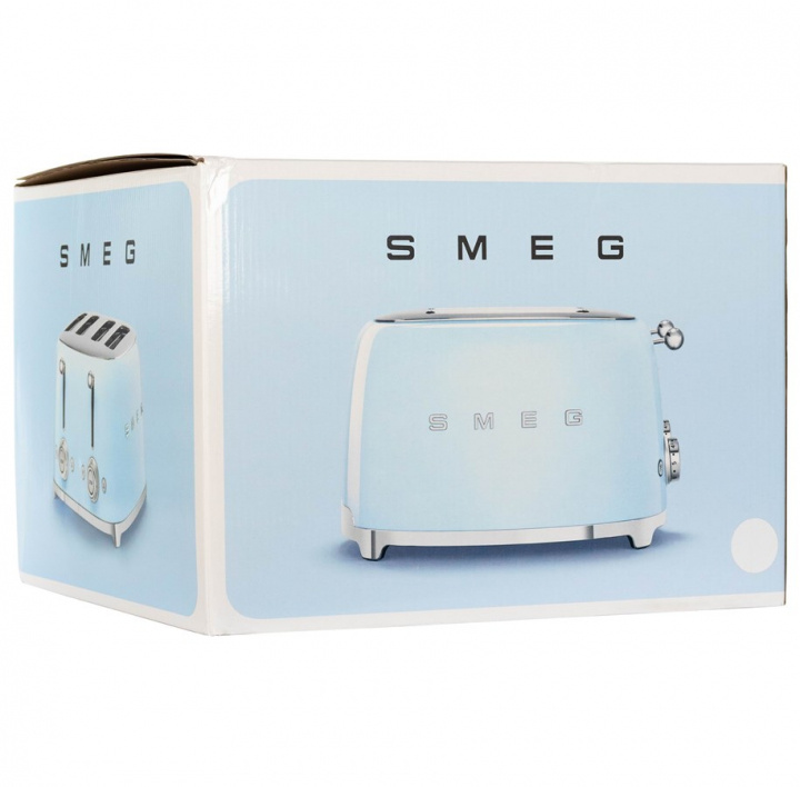 Smeg 50\'s Style TSF03WHEU Brødrister hvit i gruppen HJEM, HUS OG HAGE / Husholdningsapparater / Brødristere og toastjern / Brødristere hos TP E-commerce Nordic AB (C67225)