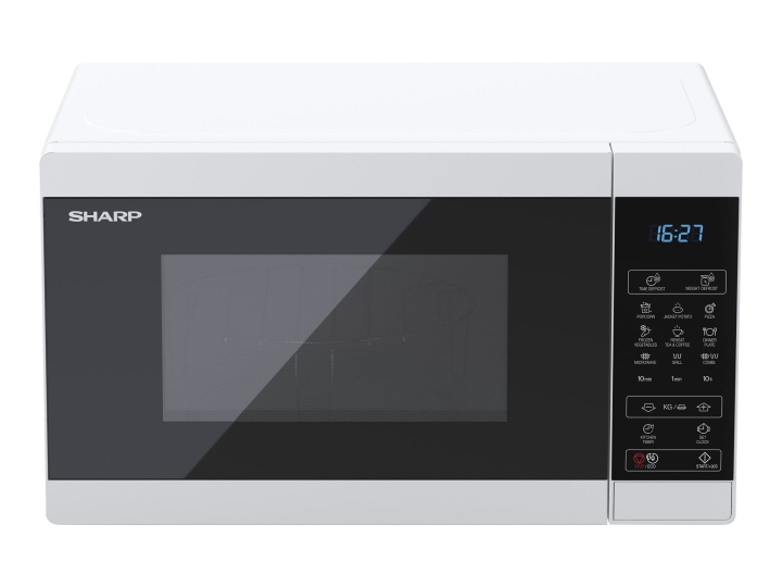 Sharp YC-MG02E-W Mikrobølgeovn med grill Hvit i gruppen HJEM, HUS OG HAGE / Husholdningsapparater / Mikrobølgeovner hos TP E-commerce Nordic AB (C67312)