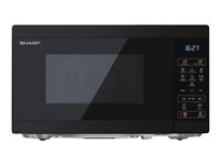 Sharp Frittstående mikrobølgeovn 800W 20 liter Svart i gruppen HJEM, HUS OG HAGE / Husholdningsapparater / Mikrobølgeovner hos TP E-commerce Nordic AB (C67313)