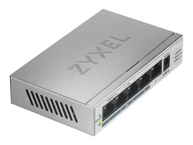 Zyxel GS1005HP Switch 5-port Gigabit PoE i gruppen Datautstyr / Nettverk / Switcher hos TP E-commerce Nordic AB (C67324)