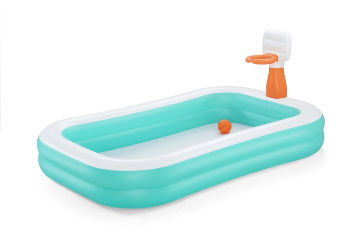 Bestway Dunk n Splash familiebasseng 251 x 168 x 102 cm i gruppen HJEM, HUS OG HAGE / Hageprodukter / Basseng og tilbehør / Basseng hos TP E-commerce Nordic AB (C67381)