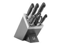 Zwilling Four Star Knivblokk og knivsett i gruppen HJEM, HUS OG HAGE / Kjøkkenutstyr / Kjøkkenkniver og knivslipere hos TP E-commerce Nordic AB (C67430)