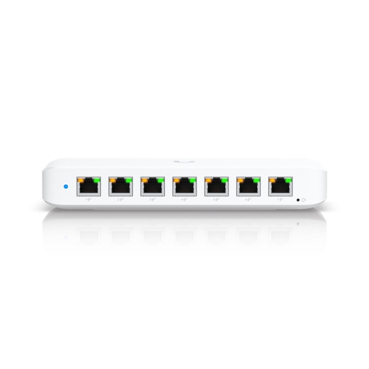 Ubiquiti UniFi Switch Ultra 210W Switch 8-ports Gigabit Ethernet PoE++ med 8 porter i gruppen Datautstyr / Nettverk / Switcher hos TP E-commerce Nordic AB (C67463)