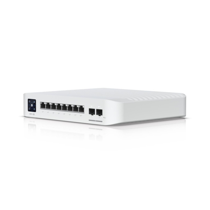 Ubiquiti UniFi Switch USW-Pro-8-POE Switch 8-port Gigabit PoE+ i gruppen Datautstyr / Nettverk / Switcher hos TP E-commerce Nordic AB (C67466)