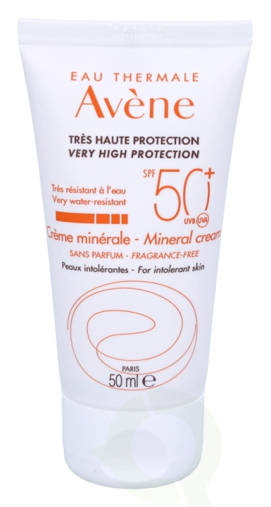Avene Sun Care Mineral Cream SPF50+ 50 ml i gruppen HELSE OG SKJØNNHET / Hudpleie / Soling / Solkrem hos TP E-commerce Nordic AB (C67730)
