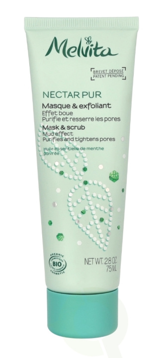 Melvita Nectar Pur Mask & Scrub 75 ml i gruppen HELSE OG SKJØNNHET / Hudpleie / Ansikt / Masker hos TP E-commerce Nordic AB (C67801)