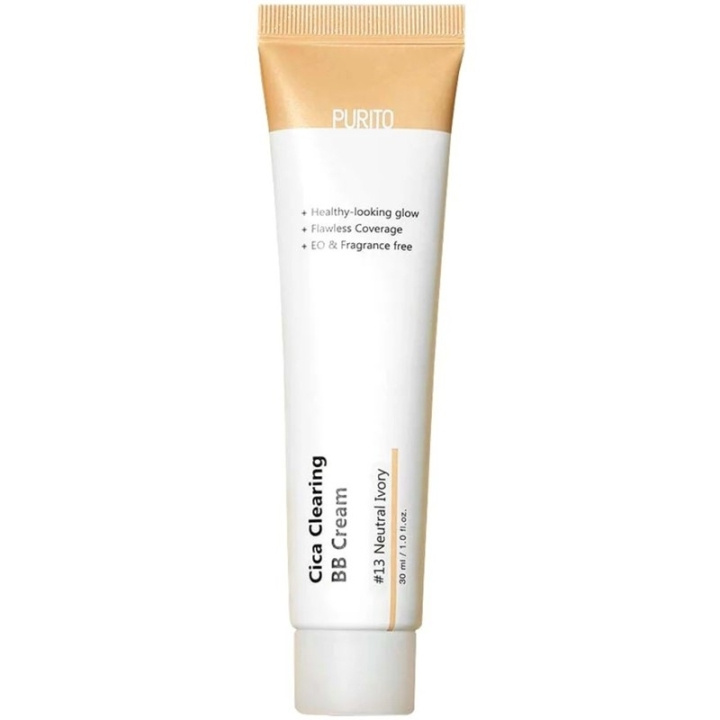 Purito Cica Clearing BB Cream #13 Neutral Ivory 30 ml i gruppen HELSE OG SKJØNNHET / Makeup / Makeup ansikt / CC/BB Cream hos TP E-commerce Nordic AB (C67822)