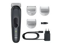 Braun grå/svart kroppstrimmer BG3340 i gruppen HELSE OG SKJØNNHET / Hår & styling / Barbering og trimming / Kroppstrimmere hos TP E-commerce Nordic AB (C67835)