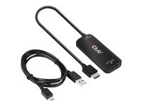 Club 3D Videokabelpakke DisplayPort / HDMI / USB Svart i gruppen Elektronikk / Kabler og adaptere / HDMI / Adaptere hos TP E-commerce Nordic AB (C67843)