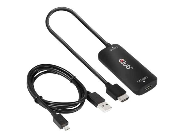 Club 3D Videoadapter 26 cm i gruppen Elektronikk / Kabler og adaptere / HDMI / Adaptere hos TP E-commerce Nordic AB (C67844)