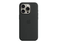 Apple Beskyttelsesveske Svart Apple iPhone 15 Pro i gruppen SMARTTELEFON & NETTBRETT / Mobilbeskyttelse / Apple / iPhone 15 hos TP E-commerce Nordic AB (C67862)