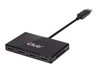 Club 3D MST Hub 1x DisplayPort -> 4x DisplayPort i gruppen Datautstyr / Kabler og adaptere / DisplayPort / Adaptere hos TP E-commerce Nordic AB (C67884)