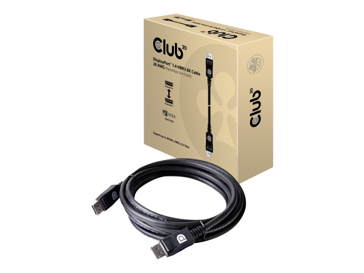 Club 3D 20-pinners DisplayPort hann -> 20-pinners DisplayPort hann 3 m i gruppen Datautstyr / Kabler og adaptere / DisplayPort / Kabler hos TP E-commerce Nordic AB (C67891)
