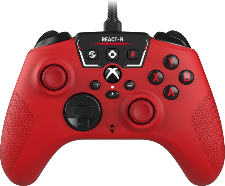 Turtle Beach React-R kablet spillkontroller, rød, Xbox / PC i gruppen Elektronikk / TV-spill & tilbehør / Xbox Series X / Tilbehør hos TP E-commerce Nordic AB (C68116)